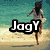 Four distinct pixelated images arranged in a , each with overlaid text: a beach scene with a woman running, a girl with blue hair, a person making a heart gesture, and a black-and-white image of a game controller