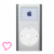 Pixelated contact sheet of six iPod mini icons in silver, gold, blue, pink, and green with heart symbols and "iPod mini" text on a gray background.