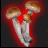 Animated icon shows mushrooms with red caps and white stems, transitioning from clear to blurred states with text "Shrooms Anyone?" appearing on the right.