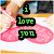 Four distinct display text overlays on different backgrounds with hands forming heart shapes in two sections