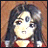 A pixelated anime-style character with long dark hair and a red top appears on the left side of a contact sheet, while the right side displays stylized text reading "Anime IM" above smaller text that may be "COM" or similar.