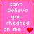 Four pink square with red borders display white pixelated text 'cant believe you cheated on me' and heart symbols, arranged in a