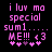 Pixelated pink text and symbols on black background with two variations of star arrangement below.