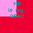 Pixelated text 'MP is my AB4L!' on red and pink background with four identical copies arranged in a