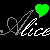 identical white cursive 'nice' text with heart symbols above each instance, changing colors across from green to cyan, blue, purple, pink, red, orange, yellow, and back to green