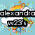 Pixelated image with text overlays: 'alexandra', 'w23's', 'site', 'rox', 'your', 'fluro green', 'sox!' on varied backgrounds including a dog, Elmo, and colorful patterns.