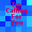 Blue pixelated background with red text reading "Im Calling For You" in four identical positions