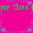 Pixelated green text 'per time' repeats across a bright pink background with cyan decorative borders and asterisks.
