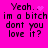 Pixelated text on bright pink background with animated heart and sparkle effects replacing punctuation.
