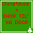 Green square with red text reading "Christmas = SHOP TIL' YA DROP" and a white pixelated tree icon in the bottom-right corner.