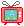 Three pixel-art television sets with red frames, gray antennas, and blue screens displaying colored bars and white squares.