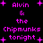Pixelated text in bright pink on black background with scattered plus signs, arranged in a -like pattern