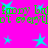 Bright pink background with green text and blue star shapes in various sizes scattered across the image.