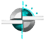 Animated sequence of a teal sphere with silver segments rotating around a central axis, displaying partial text "Home" on the sphere's surface.