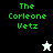 Green pixelated text "The Corleone Vetz" appears on four distinct backgrounds with a white or black star icon below the text in each frame.