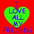 Green heart-shaped icon with blue text "I LOVE ALL MY FRIENDS" on red background, four identical copies arranged in a