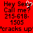 Red background with black text reading 'Hey Sexy Call me? 215-618-1505' and a white heart symbol, displayed in two side-by-side