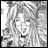 Black-and-white pixelated image of a smiling figure with long hair, alongside text reading "Anime IM" and "com" on a dark background.