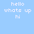 Four display pixelated text on light blue backgrounds with varying blue rectangular overlays