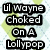 Pixelated text on a light patterned background with green and blue diamond shapes, displaying phrases about two individuals.