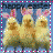Animated contact sheet of Easter-themed chick icons with bunny ears and "Happy Easter" text on blue background, arranged in 3x3 grid with gray transparency area.