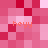 Pixelated pink and red background with four instances of the text 'heyy' in orange lowercase letters positioned at top-left, top-right, bottom-left, and bottom-right