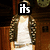 A person in a white tank top and camouflage jacket stands against wooden paneling with circular wall decorations, displaying changing text overlays.