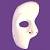 Pixelated white skull icon with dark eye socket and small nose cavity against solid purple background.