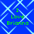 Blue background with light blue diamond-shaped pattern and green text reading "I Love Brianna" in four identical sections