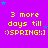Purple background with yellow text reading "3 more days till :SPRING!:]" and scattered blue stars, with a gray rectangle in the bottom-right corner.