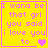 Yellow background with pink text reading "I wanna be that grl you said i love you to" and a heart symbol, displayed in four