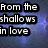Pixelated text fragments on a blue-purple starry background with a gray rectangular overlay.