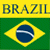 A 50x50 pixel animated buddy icon split into two frames showing Brazil's flag and "OriginalIcons.com" text on a dark green background.