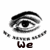 Four display a stylized eye with curved lines above it, each showing different text below the eye: 'We', 'Never', 'Sleep', and an image of a person holding weapons