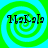 Four identical display a green and cyan spiral background with mirrored text reading "M2K9" in black pixelated font