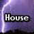 Four- displays text fragments over a purple stormy background with lightning bolts and black silhouettes of trees