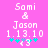 Pixelated text and symbols on a pink background with cyan and blue accents.