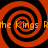 Four orange and black spiral patterns arranged in a with repeating text "the Kings" in orange over each spiral