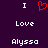 Purple background with white text and red heart symbol arranged in three