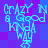 Pixelated text in cyan on a purple-blue gradient background, arranged in a wordwall with repeated phrases.