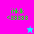 Pixelated green text and symbols on split background with animated star icon changing color between cyan and magenta.