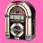 A static pixelated icon of a vintage camera with a spiral lens pattern, set against a solid pink background.