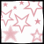 Four star-themed arranged in a , each with distinct color variations of outlined stars on white backgrounds