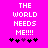 Pixelated text on bright pink background with five star-like symbols below, two versions of the same design differ in symbol color order.