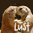 Two side-by-side animated frames of a cartoon prairie dog with the word "Lust" overlaid, showing a heart symbol in the top-right corner of the right frame.
