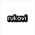 A pixelated image with four distinct sections: a black text logo on white, two celebrity-style group photos, and an empty gray area.