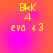 Pixelated yellow text and symbols on a gradient background with subtle circular patterns, showing identical static content across all views.