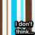 Pixelated text fragments on a striped background with blue, white, and brown vertical stripes.