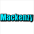 Static image with cyan text 'Mackenzy' on left and pink circles on right.