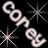 Animated contact sheet showing two frames of a stylized 'G' icon with varying opacity and starburst effects on black background.